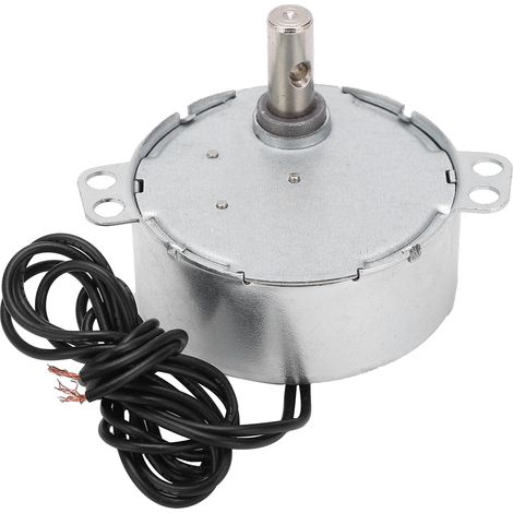 Moteur synchrone à engrenages basse vitesse à aimant permanent, synchrone électrique CW/CCW, 220 V CA, 49KTYZ (1/5)