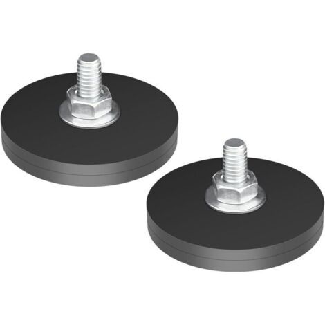 Supports de montage magnétiques M6 5 mm, boulons universels pour barre lumineuse LED, lampe de travail LED, voiture, camion, véhicule tout-terrain 4x4. (1/4)