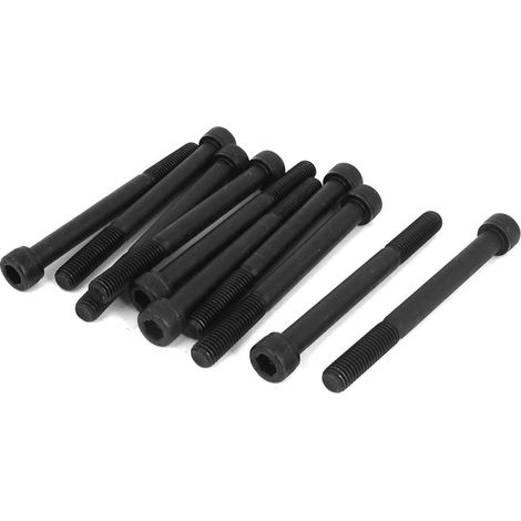 10 pièces M10x105mm 12,9 acier noir intenschskantschrauben Schrauben
