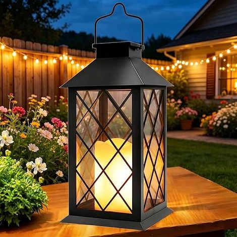 Outdoor Solar Lantern 35 cm Large Solar Garden Lamp (1/5)