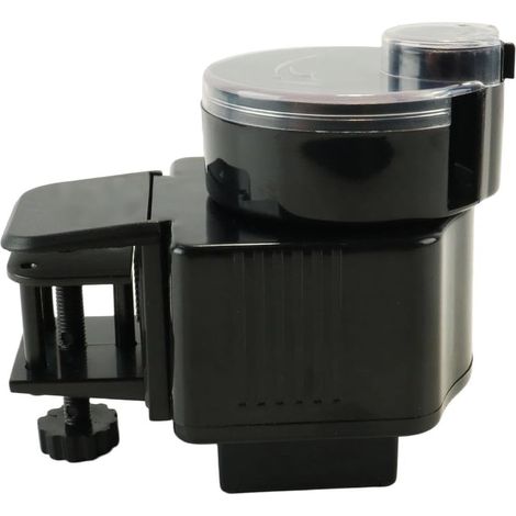 Distributeur Automatique de granulés réglable pour Poissons en Verre d'aquarium 65 ML (1/5)
