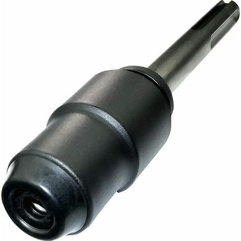 Sds-Max Vers Sds-Plus Avec Mandrin - C45025 - Adaptateur Convertisseur Raccord Embout Prise Pour Perforateur/Piqueur Marteau - Burin/Forêt/Mèche - En Acier Cr-V (1/5)