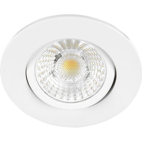 Encastré intérieur LED'UP UNIVERSAL WiZ Pro rond orientable blanc TW 2700K-6500K 6W IP65 - EUROPOLE - 57027