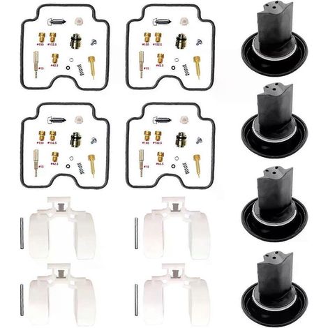 kigbf-Yamaha FAZER FZS1000 2001-2005 Carburetor Repair Kit FZS 1000 FZ-1 Float Throttle Valve & Diaphragm Parts