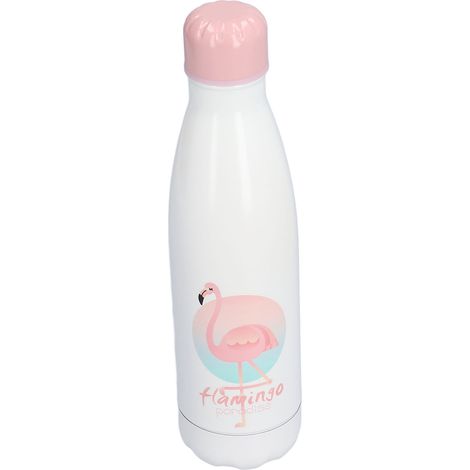 Gourde isotherme de 500 ml en acier inoxydable à double paroi, réutilisable et étanche, idéale pour le sport. (1/5)