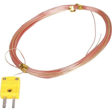 Fil thermocouple de type K avec isolation et bouchons pour une mesure précise de la température dans les applications industrielles (1/4)