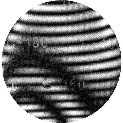 Malla de lijado con velcro, 225 mm, K180, para lijadoras 59G260, 59G264, 59G265, 10 unidades.