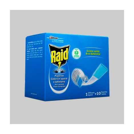 Raid base per piastrine antizanzare base + 10 piastrine