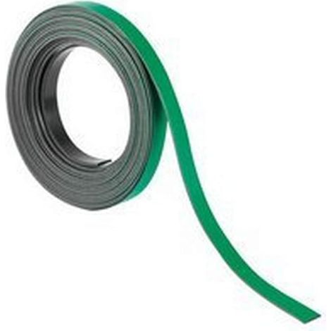 Ruban Magnétique Nobo Vert - 5mm x 2m