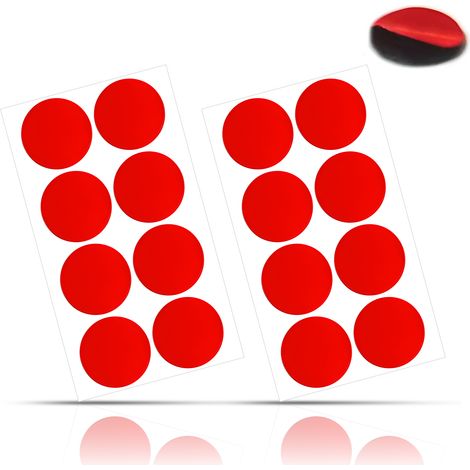 Kit De Patins En Caoutchouc - 16 Pièces - Adhésif Double Face - Pour Disque De Stationnement Électronique - Fixation Pare-Brise - Ultra Plat 10 Mm (1/5)