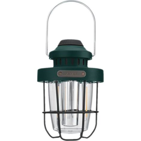 Lampada led v-tac da campeggio ricaricabile usb 3w 2700-6500k verde vt-9903d - 23337 (1/5)