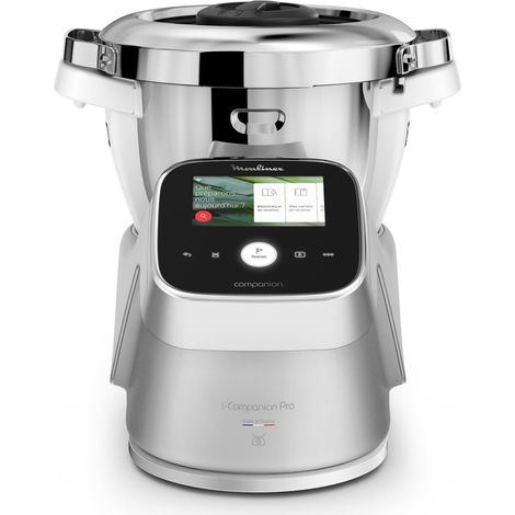 Moulinex i-Companion Touch Pro, Robot Da Cucina Multifunzione con Bilancia Integrata, 19 Modalità di Preparazione e Cottura, Capacità Utile 3L, Connettività WiFi/Bluetooth e Schermo Touch, HF93CC (1/5)