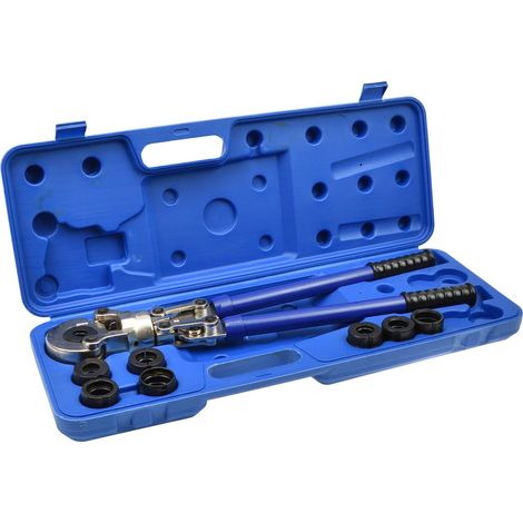 Machine à sertir hydraulique pour raccords PEX-AL-PEX + 8 matrices (4) (1/5)