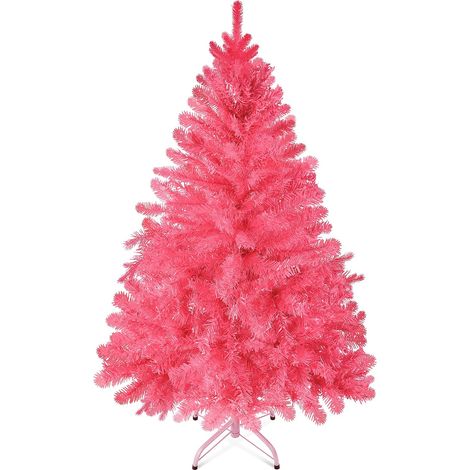 Árbol de Navidad artificial de 120 cm, realista, con 320 ramas y soporte metálico. (1/5)
