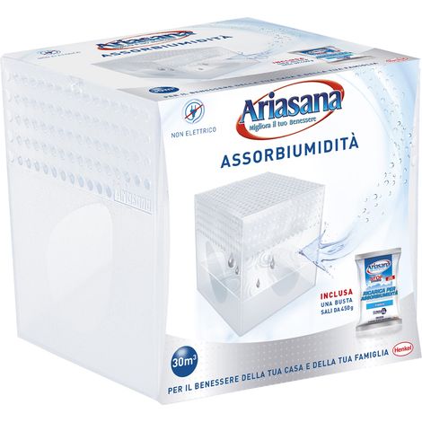 Assorbiumidita Ariasana' Kit 1 VASCHETTA+1 Ricariche Ariasana in Kit 450 gr