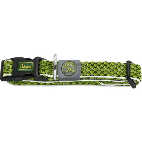 Collare per Cani Hunter Basic Filo Lime 20 (1/2)