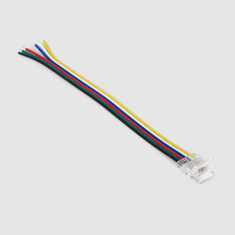 Conector Tira LED 24V RGB+CCT SMD Ancho 10mm IP20 con Cable RGB+CCT