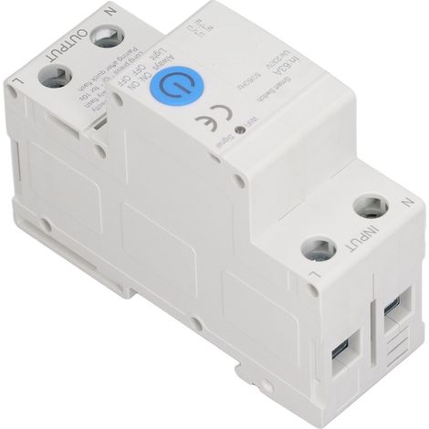 ZigBee Smart-Leistungsschalter 2P 63A Sprachsteuerung App-Fernbedienung Leistungsschalterschalter mit Messung AC230V (1/5)