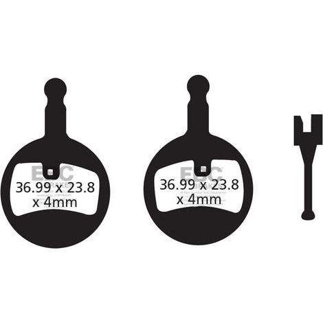 CFA439 - Pastiglie freno per bicicletta EBC Brakes (organiche) (1/2)
