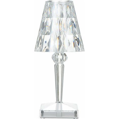 Lampe De Table En Cristal De Diamant, Lampe De Chevet Veilleuse Atmosphere Chambre, Temperature/Luminosite Reglable, Pas De Batterie, Chargement Usb - Pas de batterie, type usb (1/5)