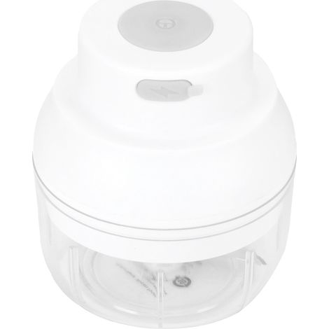 Coupe-légumes USB 100 ml, mini-presse-ail, hachoir électrique, accessoire de cuisine blanc (1/5)