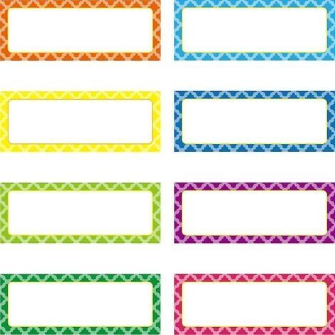 40 pièces étiquettes magnétiques effaçables à sec 3 X 1,2 pouces étiquettes de plaque signalétique étiquette nominative magnétique flexible inscriptible