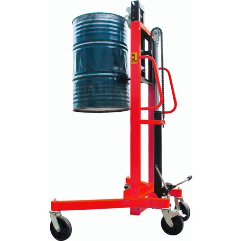 Lève-fût gerbeur mobile 450 kg - Hauteur de levage 1100 mm MW Tools VTHA45011