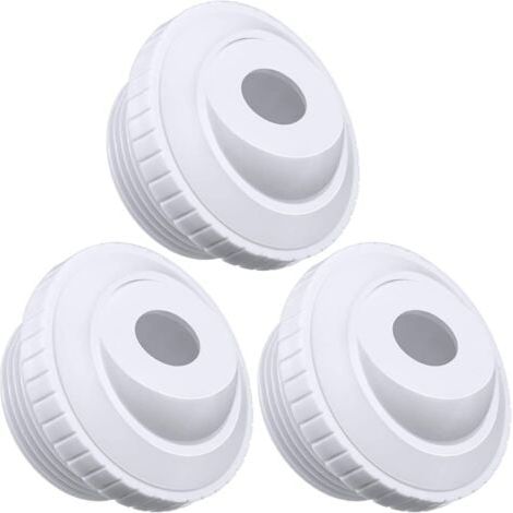 Buse De Refoulement Piscine Buse De Piscine Skimmer pour Piscines À Parois en Acier Buse De Retour avec Tête Pivotante Accessoires De Piscine - Filetage Extérieur 3/4\ (1/5)