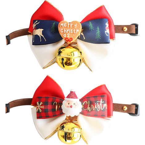 1 Collar para perro, accesorio suave, diseño navideño, para fiestas, fotos, cosplay (1/5)