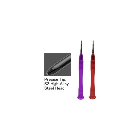 Destornillador para Phillips de 2,0 mm y kit de destornilladores Tri-Point Tri-Wing Y00 de 1,5 mm para reparación de consolas de juegos Nintendo - Crezuo