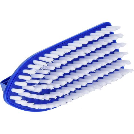 Brosse fine à petit manche pour les coins des marches de piscine (1/4)