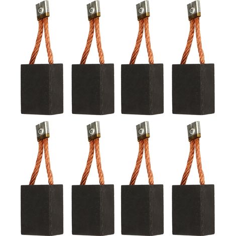 Jeu de 8 Charbons Moteur Démarreur 102938601 pour Voiture de Golf Club Car DS L6 L8 (1/5)