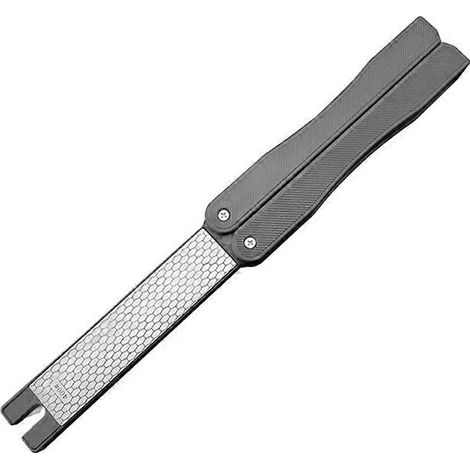 3-in-1 Messerschärfer, Taschenschärfstein, Küchenmesserschleifer, kompakter und tragbarer Schärfer.