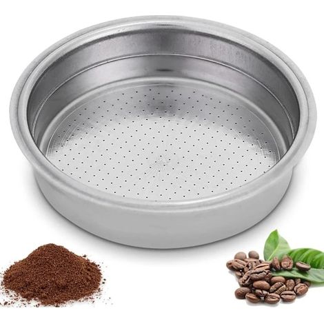 Panier-filtre à café, 51 mm, acier inoxydable, pressurisé, double paroi, pour 1 tasse.-AquaForge (1/4)