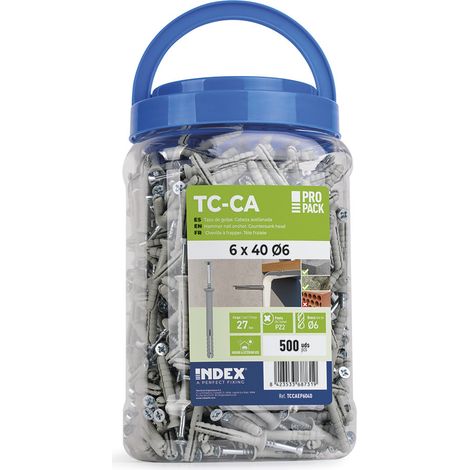 TASSELLO CHIODABILE. CONTENITORE IN PLASTICA 05X030