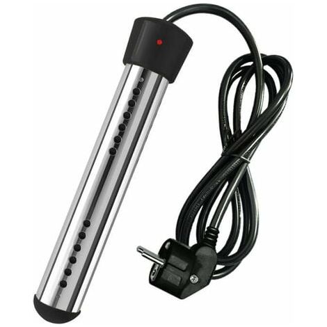 Calentador de agua eléctrico de 3000 W con voltaje de inmersión, calentador de agua para piscina, calentador de agua portátil, apto para estanques y baldes. (1/3)