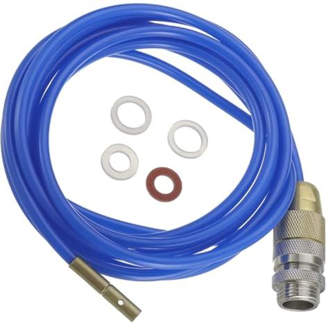Appareil de nettoyage de conduites d'eau haute pression Nettoyeur de conduites haute pression puissant pour tuyaux M22 M24 et 1/2 pouces avec joints et longueur de 3 mètres (1/5)