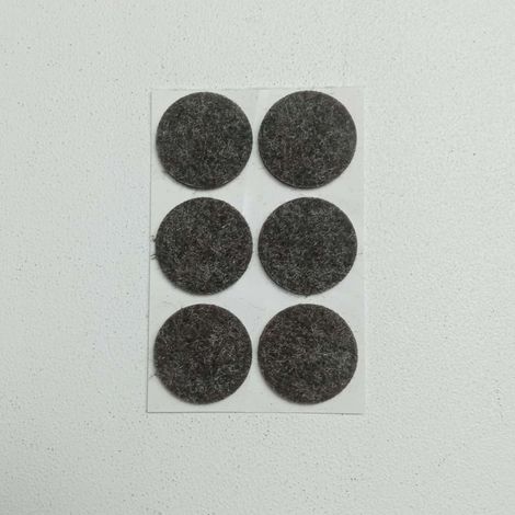 Feltrini marroni adesivi da 30mm - 5 blister da 3pz per mobili porte sedie tavoli (1/4)