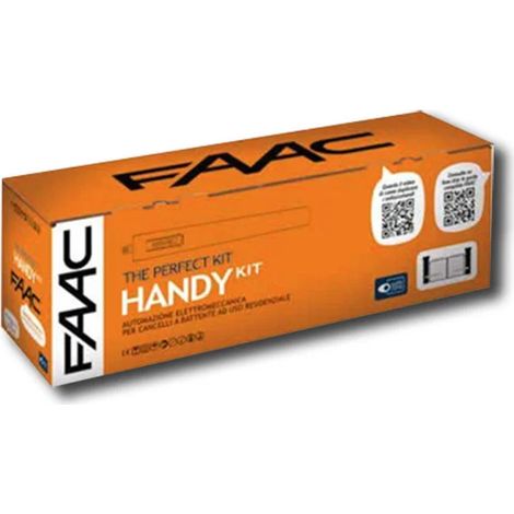Kit d'automatisation de portail battant FAAC HANDY KIT 24V PERFECT 105915 (1/3)