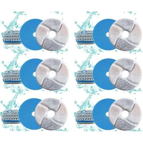 Wasserbrunnenfilter – Katzenbrunnenfilter, 6er-Pack Ersatzfilter, Haustierbrunnenfilter, robuster 5-lagiger Filter (1/4)