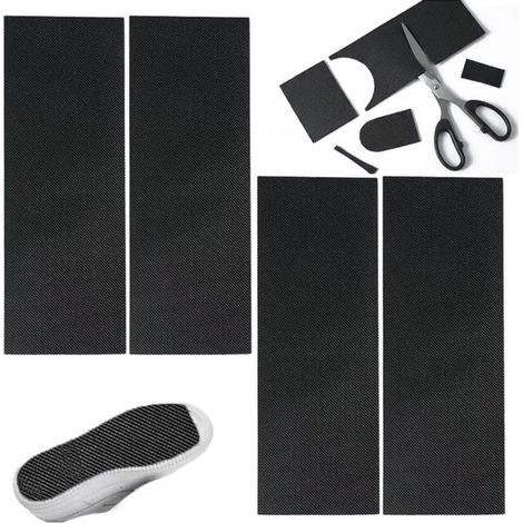 Set da 4 pezzi, suola in gomma, soletta antiscivolo, soletta antiscivolo, soletta antiscivolo, materiale in gomma antiscivolo unisex (1/5)