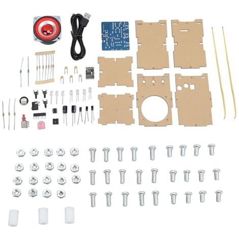 Kit Haut-Parleur Bluetooth Bricolage Amplificateur Stéréo Mini Facile Assembler pour Débutant Étudiant Projet Scolaire Maison Bonne Qualité Sonore (1/5)
