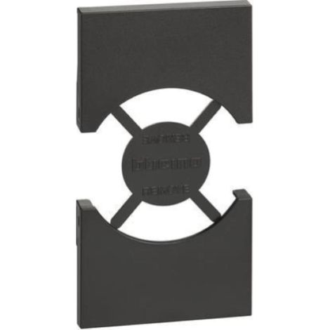 Cover Bticino Living Now per Presa Schuko 2 Moduli Nero KG03