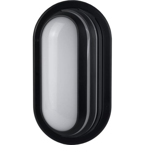 Illuminazione da parete a LED per esterno, Plafoniera da soffitto o parete, forma ovale, impermeabile IP65 per utilizzo in ambienti umidi o esterni, 15W, Bianco Freddo 6000K (1/5)