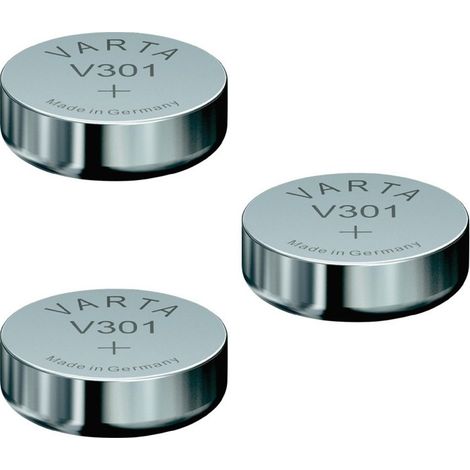 .3 piles Varta 301.