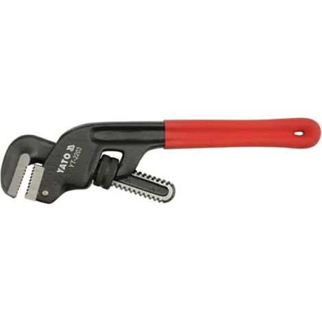 Yato YT-2201 llave de tubo Negro, Rojo Rojo Llave para tubos tipo Stillson hierro fundido, Cloruro de polivinilo (PVC) Acero al carbón