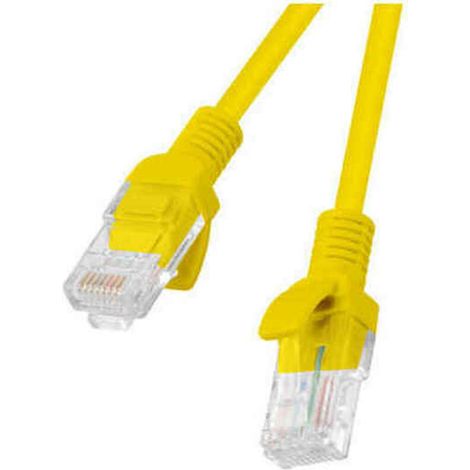 Cavo patch Lanberg UTP Cat.6 da 0,5 m, giallo.