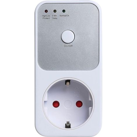 Interruttore automatico di protezione da sovratensione AC220V Protezione di sicurezza contro le sovratensioni Presa elettrica UE Protezione per frigorifero - 1 pz (1/4)