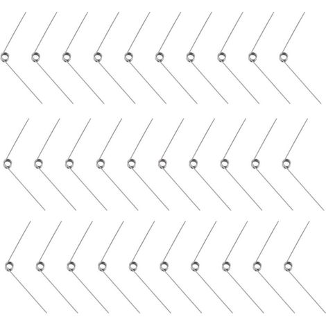 30 Ressorts de Torsion en Acier Inoxydable 0,5 mm – Pour Bricolage, Mobilier, Réparation de Bois et Projets Mécaniques