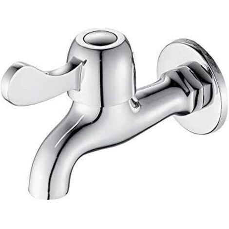 Lot de 3  Robinet Exterieur 1/2 Mural - Robinet Jardin, Robinet Antigel -10 ℃, Résistance à Haute Température 120 ℃, Antirouille, Robinet Machine à Laver (1/5)